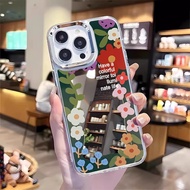 Ins Style Surrounded By Flowers Mirror Phone Case Compatible For Google Pixel 10 9 Pro XL 9A 8 Pro 8