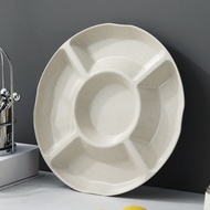 Breakfast Plate Divided Portable Barbecue Picnic Tray Portion Control Plate Healthy Eating New