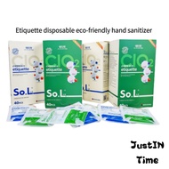 [SO.L]Etiquette Disposable Eco-friendly hand sanitizer.Non-alcoholic tissue
