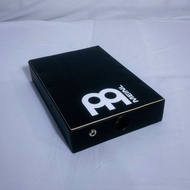 Portable electric acoustic traveler cajon kahon cahon drum box mini cajon covered in leather