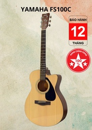 Đàn guitar acoustic Yamaha FS100C NT chính hãng tặng kèm máy tuner