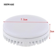 [Shiwaki] Energy Saving GX53 Bulb Round Disc SMD LED Under Cabinet Light Bulbs Warm
