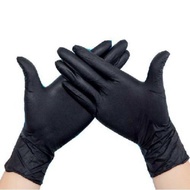 Disposable Gloves Black PVC Composite Nitrile