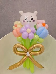 卡通Chiikawa氣球花束 兒童生日花束 幼稚園大學畢業花束 生日禮物