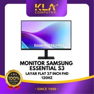 LAYAR Samsung Flat S32GF 27 Inch FHD IPS 120Hz Office Monitor with Flat Screen Original LS24F320G