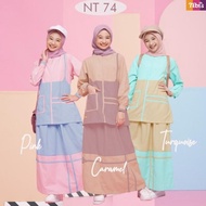 GAMIS REMAJA/TEEN NIBRAS NT 074 GAMIS SET ROK BAJU MUSLIM REMAJA MURAH