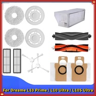 For Dreame L10 Prime / L10 Ultra / L10S Ultra / S10 / S10 Pro Parts of Main Brush, Side Brush, Filer