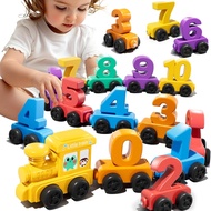 Magnet Number Train Set Suitable for 1 2 3 4 Years Old Children-Counting Toys Color Classification T