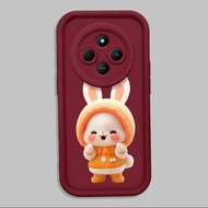 Casing hp for Xiaomi Redmi 14C 4G 14C 5G 14R 5G A4 5G poco M7 5G poco C75 4G poco C75 5G Case Smiley