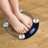 28cm Transparent Bathroom scales LCD Electronic Digital Smart Scale Body Balance Health Scales Batte