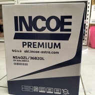 Agya, Ayla, Calya, Sigra, Brio NS40ZL Incoe Premium 12v 35ah Car Battery