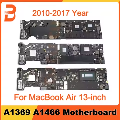 Original A1466 Motherboard For MacBook Air 13" A1369 A1466 Logic Board i5 i7 4GB 8GB 2010 2011 2012 
