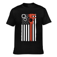 Custom Printing Machinist Flag Tools Cnc Machine Operator Machining Fast Shipping Men'S Tee