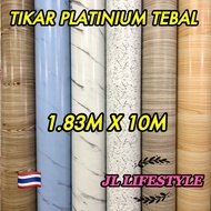 TIKAR GETAH PLATINIUM 6 KAKI THAILAND TEBAL 0.6MM HIGH QUALITY DAN TAHAN LASAK NEW DESIGN