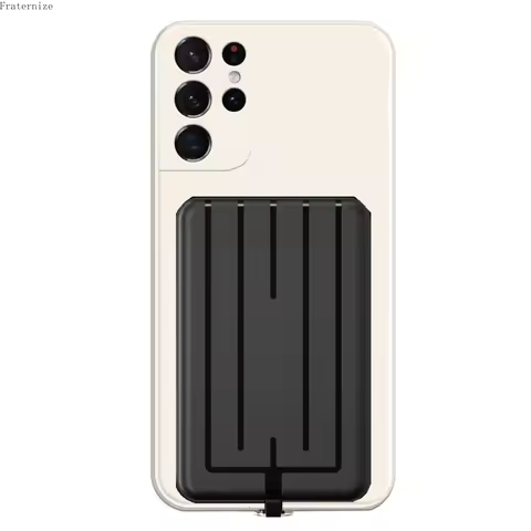 For Samsung Galaxy S8 S9 S10 S20 S21 fe S22 Ultra Note 9 10 20 Plus A73 A53 5G Battery charger Case 