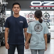 Oz racing rim t-shirt modified autowear premium men's car t-shirt oz racing rim t-shirt