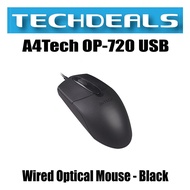 A4Tech OP-720 USB Wired Optical Mouse - Black