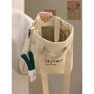 foldable recycle bag recycle bag Bag Female College Students Class Casual Canvas Bag