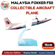 16cm Malaysia Airlines MAS FOKKER F50 9M Diecast Aircraft Model Alloy Airplane Collectible Education