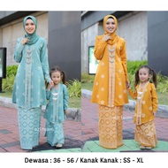 Set Ibu Anak . Kebarung Songket Printed Sakura . Kebarung Moden Sedondon Raya 2021 . Kebaya Labuh Moden kbst