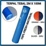 Terpal Tebal 1 Roll 2mx100m A12/Terpal Tenda/Terpal Super Tebal/Tenda 