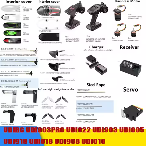 UDIRC UDI903PRO UDI022 UDI903 UDI005 UDI918 UDI018 UDI908 UDI010 RC Boat Spare Parts Cover Propeller