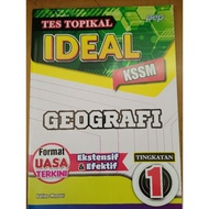 TES TOPIKAL IDEAL KSSM GEOGRAFI TINGKATAN 1