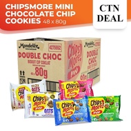 [WHOLESALE 48PACKS] CHIPSMORE MINI 72G (ORIGINAL / DOUBLE CHOCOLATE / HAZELNUT) CTN JAJAN COOKIES EK