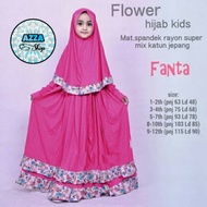 Flower Fanta Gamis Hijab Kids Clothes Toddler Teen Girl Clothes Eid Girls