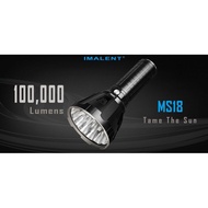 Imalent ms18 world brightest flashlight 100,000 lumen LED XHP70