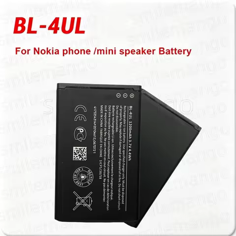 BL-4UL BL4UL 1200mAh Battery for Nokia NEW 4WL 220 230 215 5310 RM-1172 RM 1126 1012 RM-1011 Lumia 2