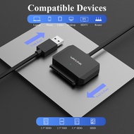 WAVLINK USB3.0 to SATA III Hard Drive Adapter Cable SATA to USB A 5Gbps Converter External Hard Driv