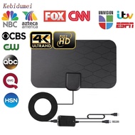 Kebidumei 3000 Miles Fishnet Graic Design TV Antenna 8K 4K 1080P DVB HDTV HD Digital TV Antenna High Gain Active TV Ante