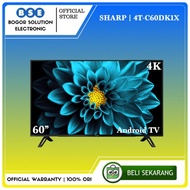 TV Android Sharp 60 Inch 4T-C60DK1X 4K Android TV 60 Sharp 60DK1X 60"