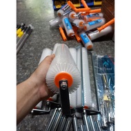 Rulo is used to destroy air bubbles in the construction of Epoxy paint and self-leveling mortar. Pla