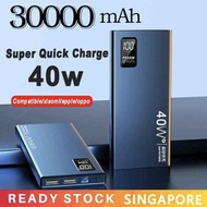 40w Super Fast Charging Large Capacity 30000 mAh Power Bank Two-way Fast Charging Digital Display