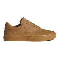 Cariuma Vallely PRO Gum Camel Suede Skate Shoes - Dark Camel