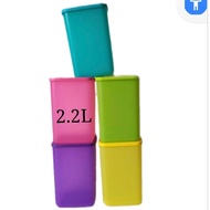 Tall square round tall summer 2.2 liters ready retail Tupperware container