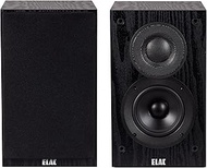 ELAC 4'' Passive Bookshelf Speakers, Black (BS41-BK)