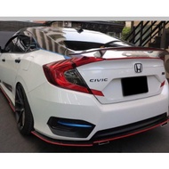 Honda Civic 2018 2019 fc si universal spoiler abs w painting w light