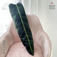 [🇲🇾Clearance] Philodendron Melanochrysum Aroid Plant Leaf Pillow | Pokok Keladi Viral Daun Hiasan Sofa Cushion Plush