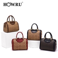 HOW.R.U 2022 New Original Shoulder Bags leather For Women Ladies Sling Bag Korean Style Cross Body B