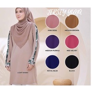 Tshirt Jersey Muslimah Yuna | Humaira Design | Jersey Muslimah | Baju Muslimah Jersey