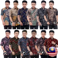 Baju Batik Lelaki Size Malaysia Batik Indonesia KEMEJA BATIK LELAKI LENGAN PENDEK Batik Shirt