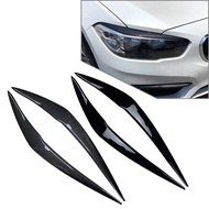 1Pair Car Front Headlight Eyebrow Eyelid Cover Accessories For BMW 1 Series F20 Late 118i 120i 2015 