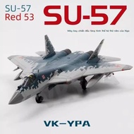 Russian Su-57 fighter aircraft model 1:72 SU57, T50 alloy model, complete collectible gift
