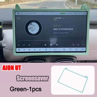 Zlwr AION UT กรอบป้องกันหน้าจอวัสดุ abs การนําทางควบคุมกลางกรอบป้องกันหูแมวรอยขีดข่วนทนต่อการสึกหรอห