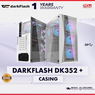 DARKFLASH DK352 LUXURY PLUS ATX CASING - WHITE