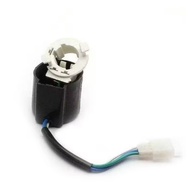 BA20D Headlight Bulb Socket Ignitor Wire GY6 Chinese Scooter