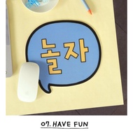 ICONIC Cute Doodle Mouse Pad Non Slip Colorful Desk Mat